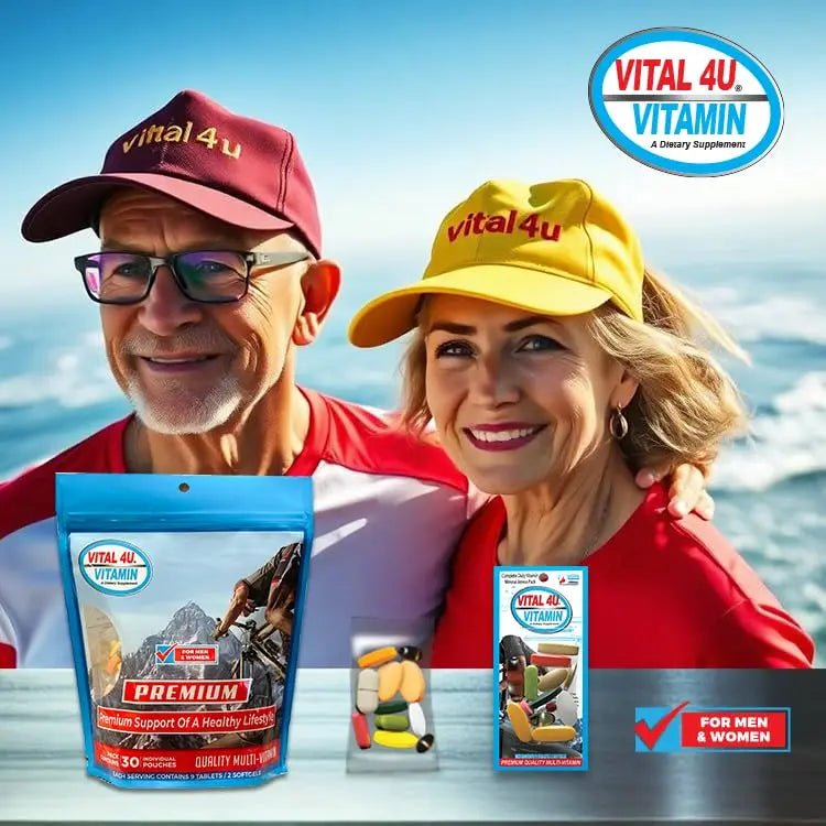 VITAL 4U® Vitamin - Premium Multivitamin for Men and Women | Supports Immune System, Energy, Heart Health - dailyvitalstore