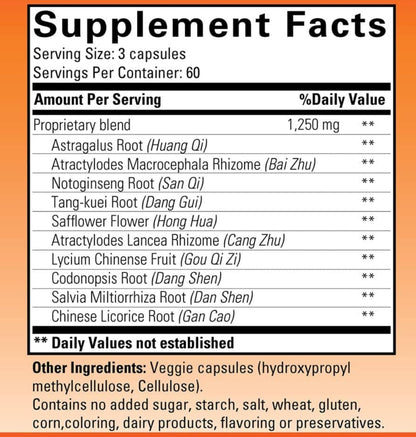 Vital Cell Natural Anti-Aging Supplement for Men and Women, Supporting Circulation and Healthy Organ Function (180 Vegetarian Capsules) - dailyvitalstore