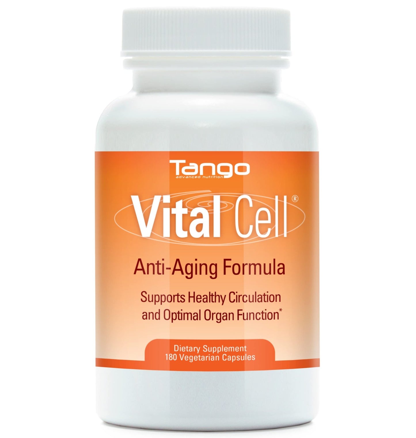 Vital Cell Natural Anti-Aging Supplement for Men and Women, Supporting Circulation and Healthy Organ Function (180 Vegetarian Capsules) - dailyvitalstore