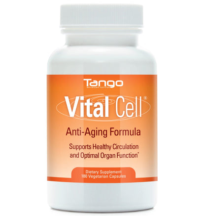Vital Cell Natural Anti-Aging Supplement for Men and Women, Supporting Circulation and Healthy Organ Function (180 Vegetarian Capsules) - dailyvitalstore