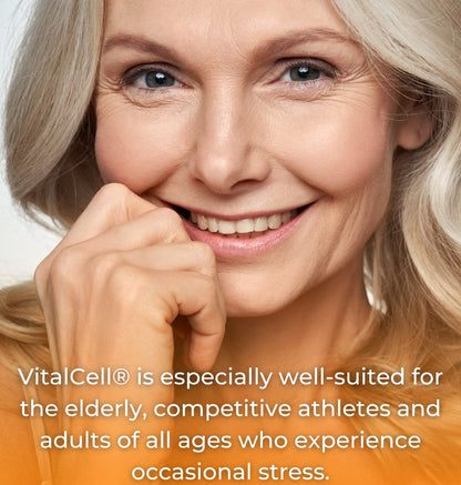 Vital Cell Natural Anti-Aging Supplement for Men and Women, Supporting Circulation and Healthy Organ Function (180 Vegetarian Capsules) - dailyvitalstore
