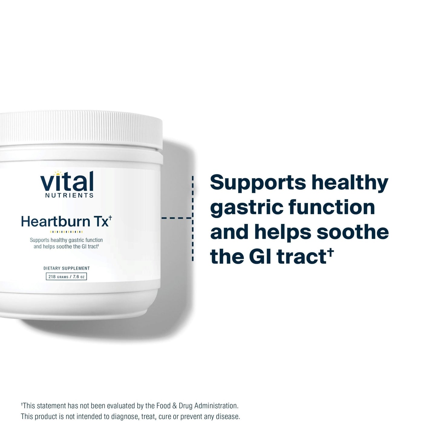 Vital Nutrients Digest Ease (Formerly Heartburn Tx) - Occasional Heartburn & Indigestion Relief - Supports Healthy GI Function & Helps Soothe GI Tract - Gluten, Dairy, Soy Free - Non-GMO - 50 Servings - dailyvitalstore