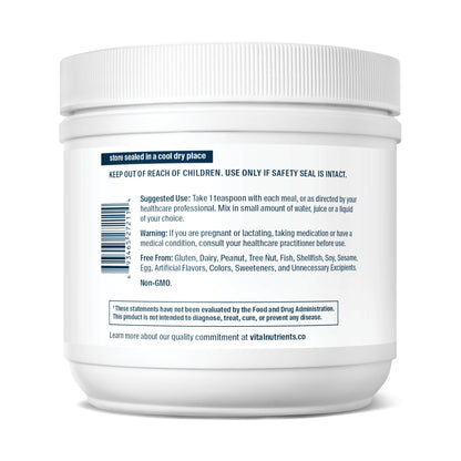 Vital Nutrients Digest Ease (Formerly Heartburn Tx) - Occasional Heartburn & Indigestion Relief - Supports Healthy GI Function & Helps Soothe GI Tract - Gluten, Dairy, Soy Free - Non-GMO - 50 Servings - dailyvitalstore
