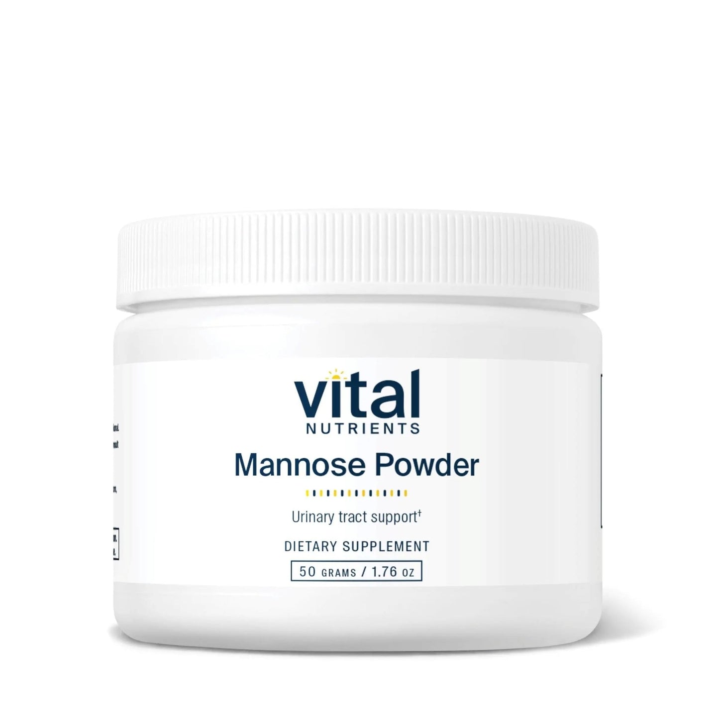 Vital Nutrients Mannose Powder 50g - Vegan D-Mannose Supplement for Urinary Tract and Bladder Support - Gluten, Dairy, Soy Free - Non-GMO - 25 Servings - dailyvitalstore