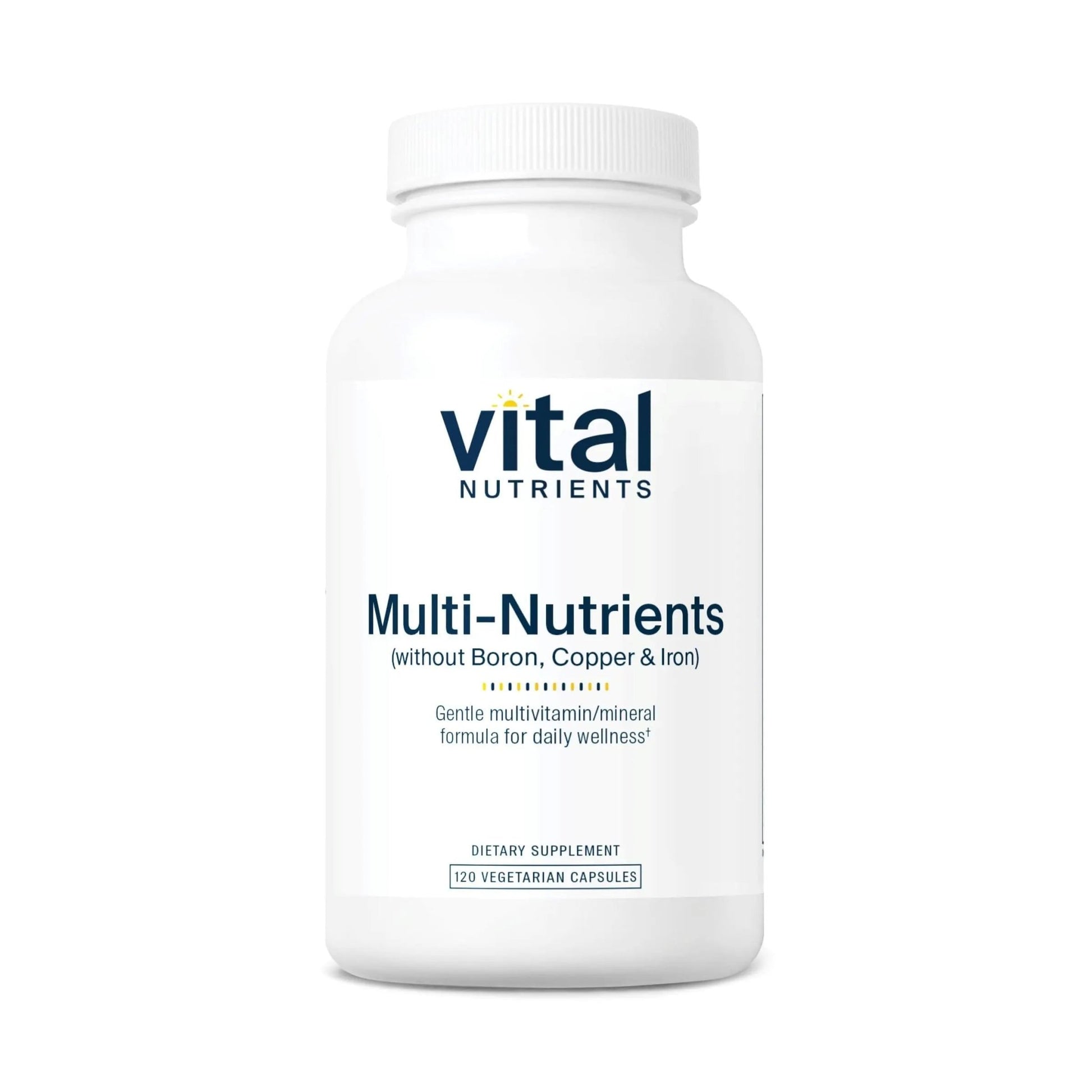 Vital Nutrients Multi-Nutrients 5 Ultra Antioxidant Formula | Boron, Copper, and Iron Free | Vegetarian Daily Multivitamin and Mineral - dailyvitalstore