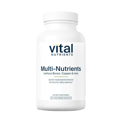 Vital Nutrients Multi-Nutrients 5 Ultra Antioxidant Formula | Boron, Copper, and Iron Free | Vegetarian Daily Multivitamin and Mineral - dailyvitalstore