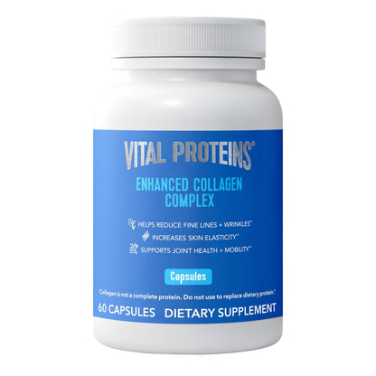 Vital Proteins® Enhanced Collagen Complex Capsules with BioCell Collagen® - Supports Skin Elasticity, Joint Health and Helps Reduce - dailyvitalstore