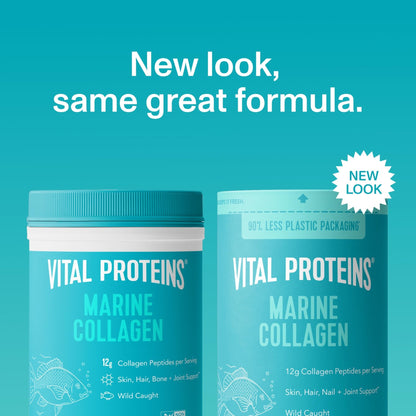 Vital Proteins Marine Collagen Peptides Powder Supplement for Skin Hair Nail Joint - Hydrolyzed Collagen - dailyvitalstore