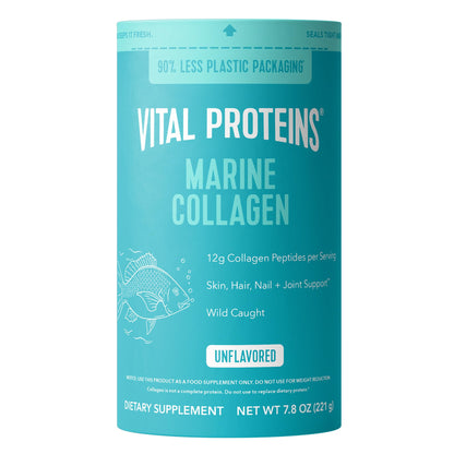 Vital Proteins Marine Collagen Peptides Powder Supplement for Skin Hair Nail Joint - Hydrolyzed Collagen - dailyvitalstore