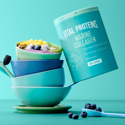 Vital Proteins Marine Collagen Peptides Powder Supplement for Skin Hair Nail Joint - Hydrolyzed Collagen - dailyvitalstore
