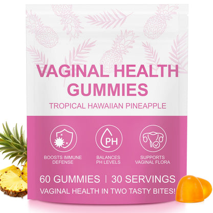 Vital Source Feminine Gummies - Feminine Balance Gummies for Women ph Natrual Famale Balance Cummie - Collagen Gummie - Pineapple PH Balance Gummie for Women Support Women’s Health - 60PCS - dailyvitalstore