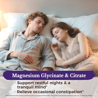 Vitalitown Magnesium Complex | Chelated Easily Absorbed Magnesium Glycinate Citrate Malate | Buffered | 210mg Elemental Mag | Sleep, Nerve, Digestion, Energy | Non-GMO 240 Veg Caps - dailyvitalstore