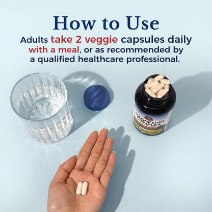 Vitalitown Magnesium Complex Supplement | 300mg Elemental Mag | Magnesium Citrate Glycinate Taurate Malate | Non-GMO, No Gluten, 90 Vegan Magnesio Capsules for Bone Brain Heart - dailyvitalstore