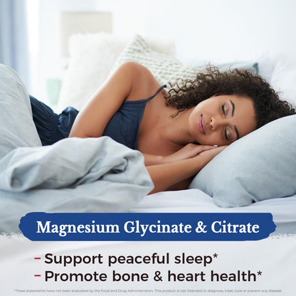 Vitalitown Magnesium Complex Supplement | 300mg Elemental Mag | Magnesium Citrate Glycinate Taurate Malate | Non-GMO, No Gluten, 90 Vegan Magnesio Capsules for Bone Brain Heart - dailyvitalstore