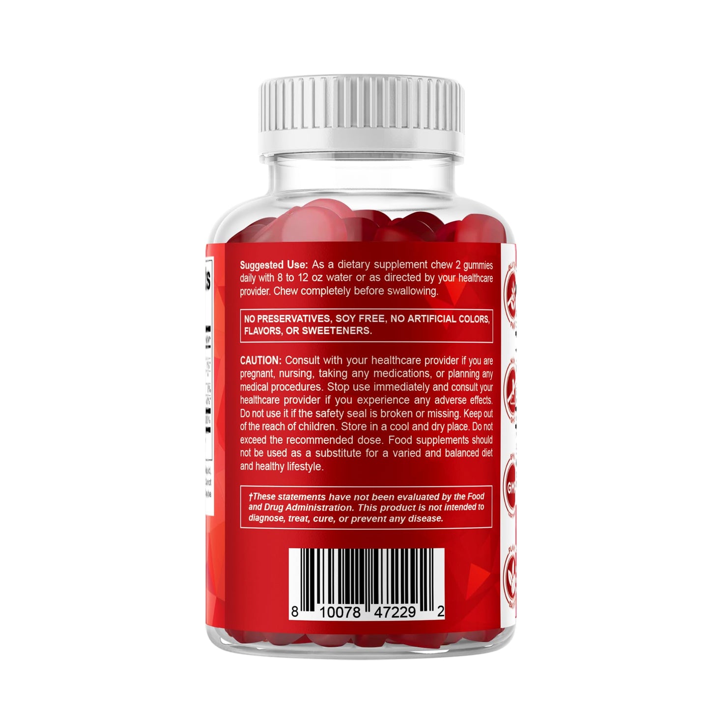 Vitamatic Extra Strength Vitamin B12 5000 mcg (Methyl B12) Gummies - 120 Count - Energy Metabolism Support and Nervous - dailyvitalstore