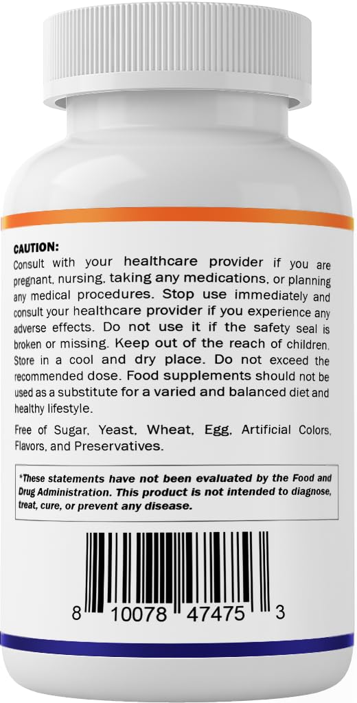 Vitamatic Lithium Orotate 5mg, 240 Veggie Capsules, Non-GMO, Gluten Free. - dailyvitalstore