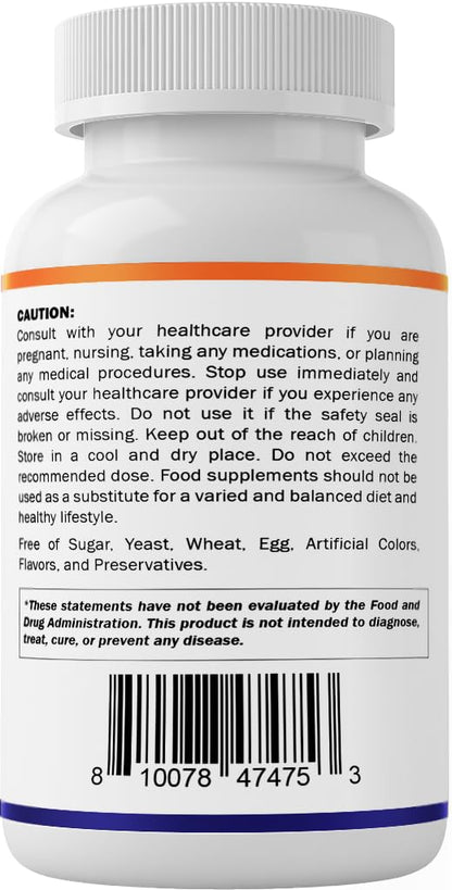 Vitamatic Lithium Orotate 5mg, 240 Veggie Capsules, Non-GMO, Gluten Free. - dailyvitalstore