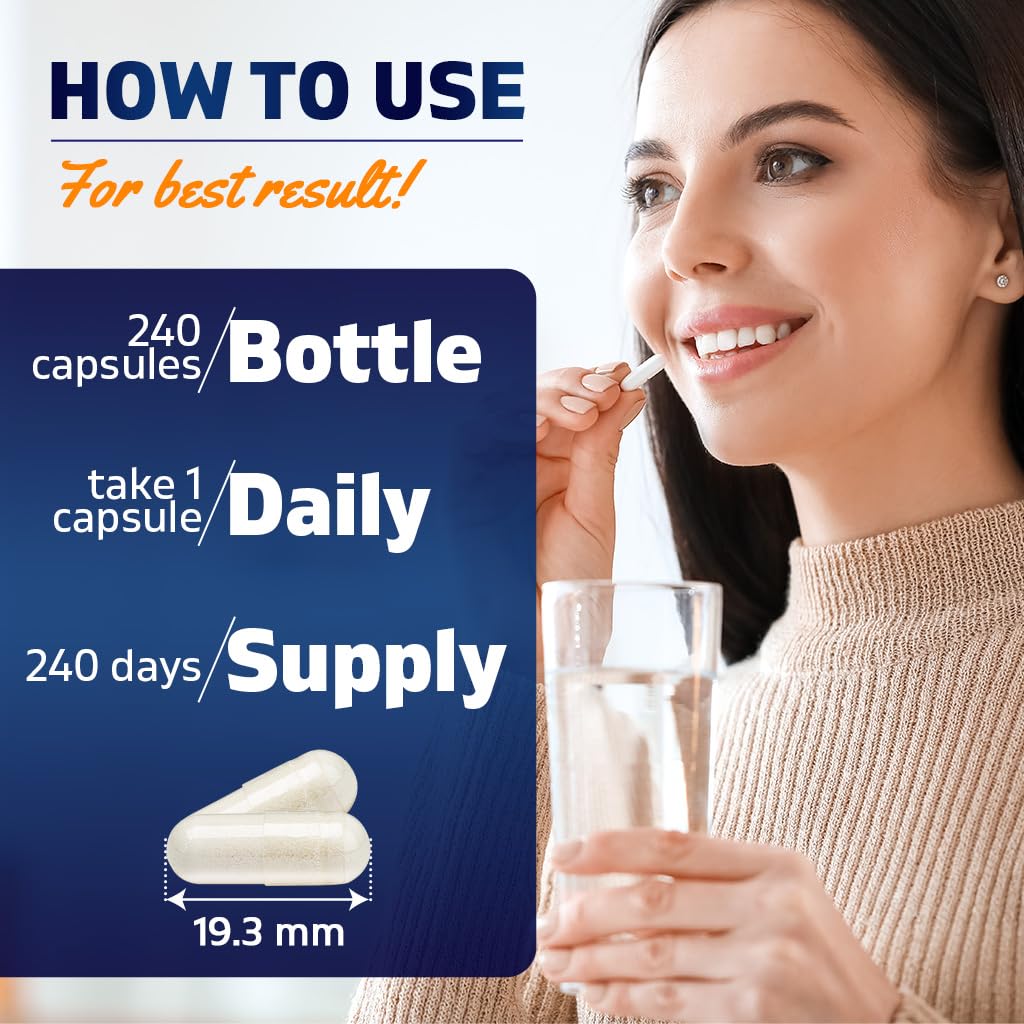 Vitamatic Lithium Orotate 5mg, 240 Veggie Capsules, Non-GMO, Gluten Free. - dailyvitalstore