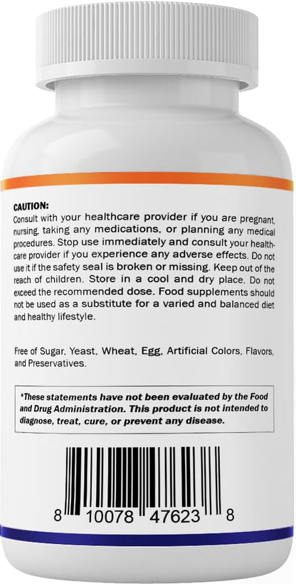 Vitamatic Magnesium Complex, 400mg Elemental MG (as Bisglycinate, Citrate, Taurate, Malate, Aspartate, Oxide, Gluconate, Lysinate Glycinate, Orotate, Succinate) – 120 Capsules - dailyvitalstore
