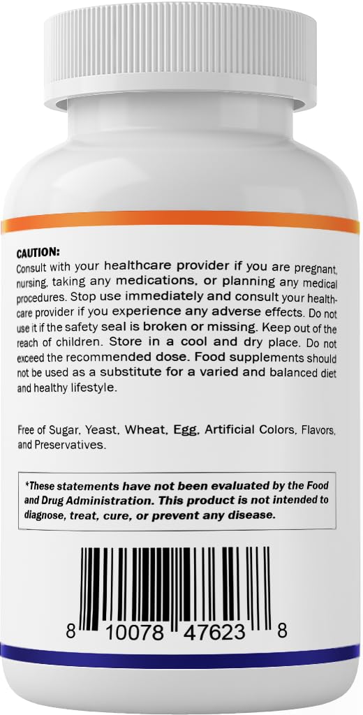 Vitamatic Magnesium Complex, 400mg Elemental MG (as Bisglycinate, Citrate, Taurate, Malate, Aspartate, Oxide, Gluconate, Lysinate Glycinate, Orotate, Succinate) - 120 Capsules per Pack - 2 Pack - dailyvitalstore
