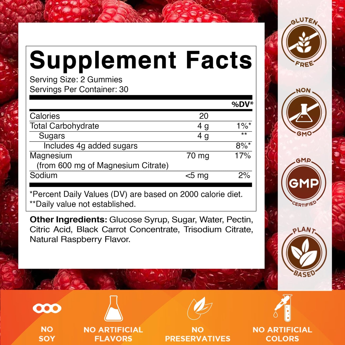 Vitamatic Magnesium Gummies 600mg per Serving – 60 Vegan Gummies – Relaxation, Muscle, Bone & Energy Support – 3 Pack - dailyvitalstore