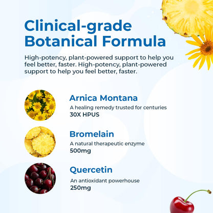 VitaMedica | Arnica Montana 30X and Bromelain with Quercetin Bundle | Arnica Montana | Bromelain | Quercetin | Recovery Bundle | Plant Based | Made in USA - dailyvitalstore