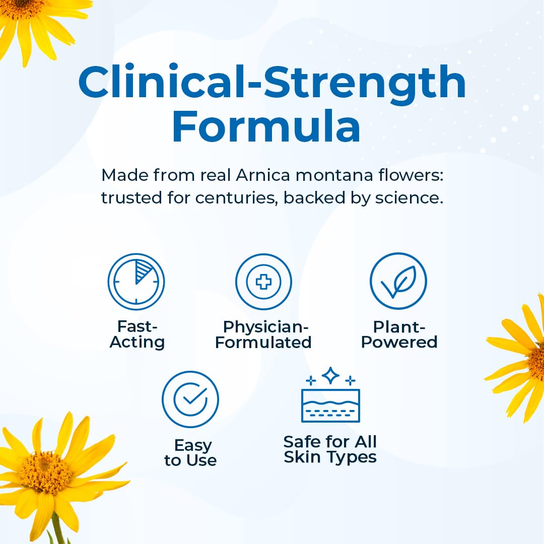 VitaMedica Arnica Montana Tablets & Arnica Gel Bundle – Support for Bruising, Swelling & Soreness, 150 Rapid-Dissolve Tablets + 3 oz Water-Based Gel - dailyvitalstore