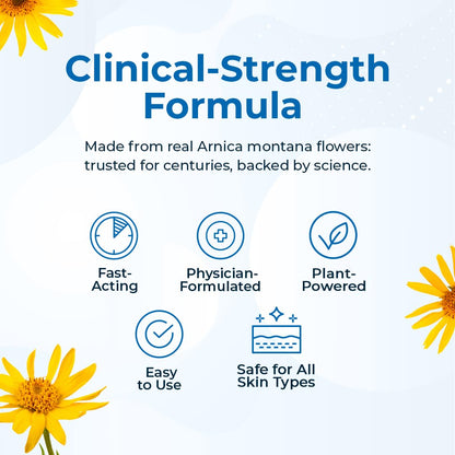 VitaMedica Arnica Montana Tablets & Arnica Gel Bundle – Support for Bruising, Swelling & Soreness, 150 Rapid-Dissolve Tablets + 3 oz Water-Based Gel - dailyvitalstore