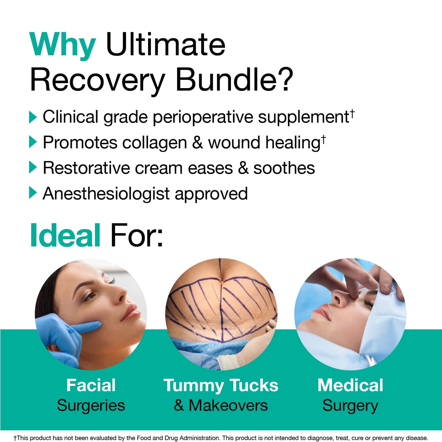 VitaMedica | Ultimate Recovery Bundle | Surgery Prep | Wound Healing | Supplements | Arnica K Oxide Cream | Hot Cold Packs | 30 Day Supply | Arnica Montana | Bromelain | Vitamin A | B Complex - dailyvitalstore