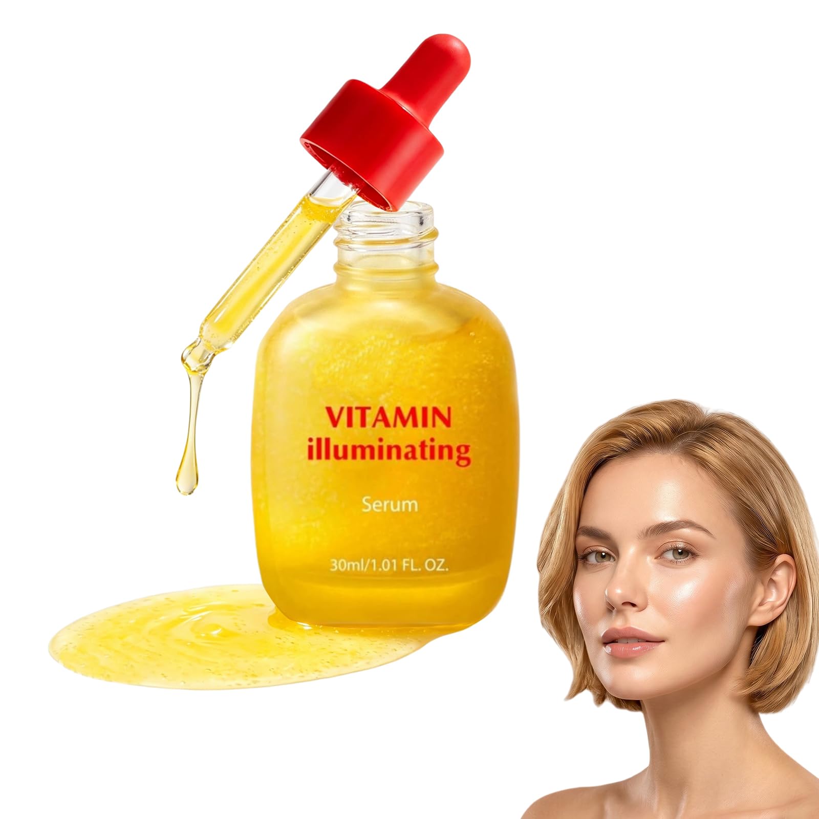 Vitamin Illuminating Serum, with Niacinamide Acid & Hyaluronic Acid Vitamin C Face Serum Helps Reduce Dark Spots & Signs of Uneven Tone Care - dailyvitalstore