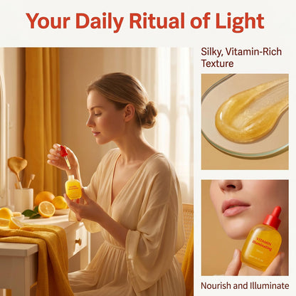Vitamin Illuminating Serum, with Niacinamide Acid & Hyaluronic Acid Vitamin C Face Serum Helps Reduce Dark Spots & Signs of Uneven Tone Care - dailyvitalstore