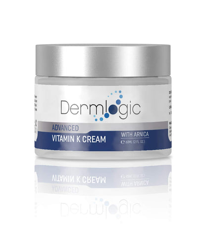 Vitamin K Cream- Moisturizing Bruise Healing Formula. Dark Spot Corrector for Bruising, Spider Veins & Broken Capillaries. Reduces Under Eye Dark Circles, - dailyvitalstore