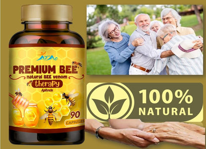 VITAMISAN Premium Natural Bee Venom with glucosamine sulfate Veneno Abeja 90 Capsulas Apitoxin Manuka Honey Dietary Supplement - dailyvitalstore