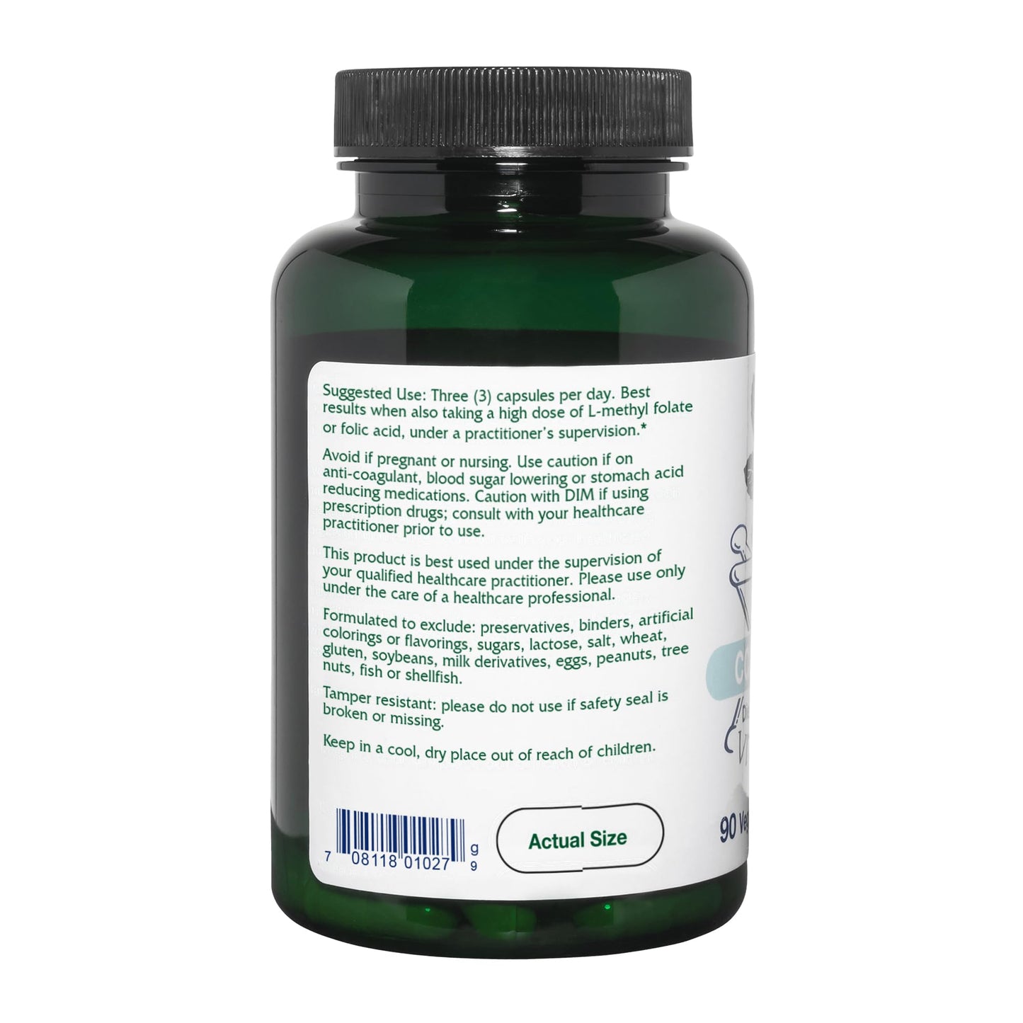 Vitanica CCDG Blend, Immune Support, DIM Supplement 200mg, Turkey Tail Mushroom, Turmeric, Green Tea, Vegan, 90 Capsules - dailyvitalstore