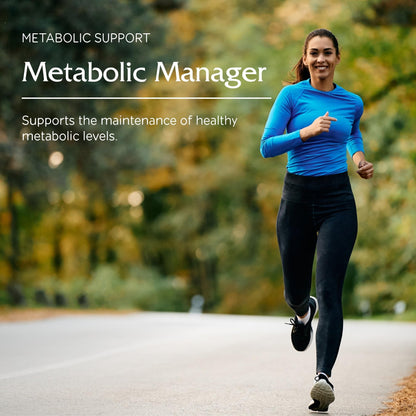 Vitanica Metabolic Manager - Herbal Supplement to Support Healthy Metabolic Response - Dietary Supplement with Vitamin D - Vegan Antioxidant Supplement - 120 Capsules - dailyvitalstore