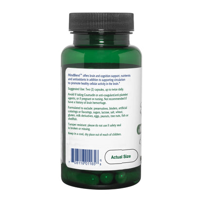 Vitanica MindBlend, Brain Support, Vegan, 60 Capsules - dailyvitalstore