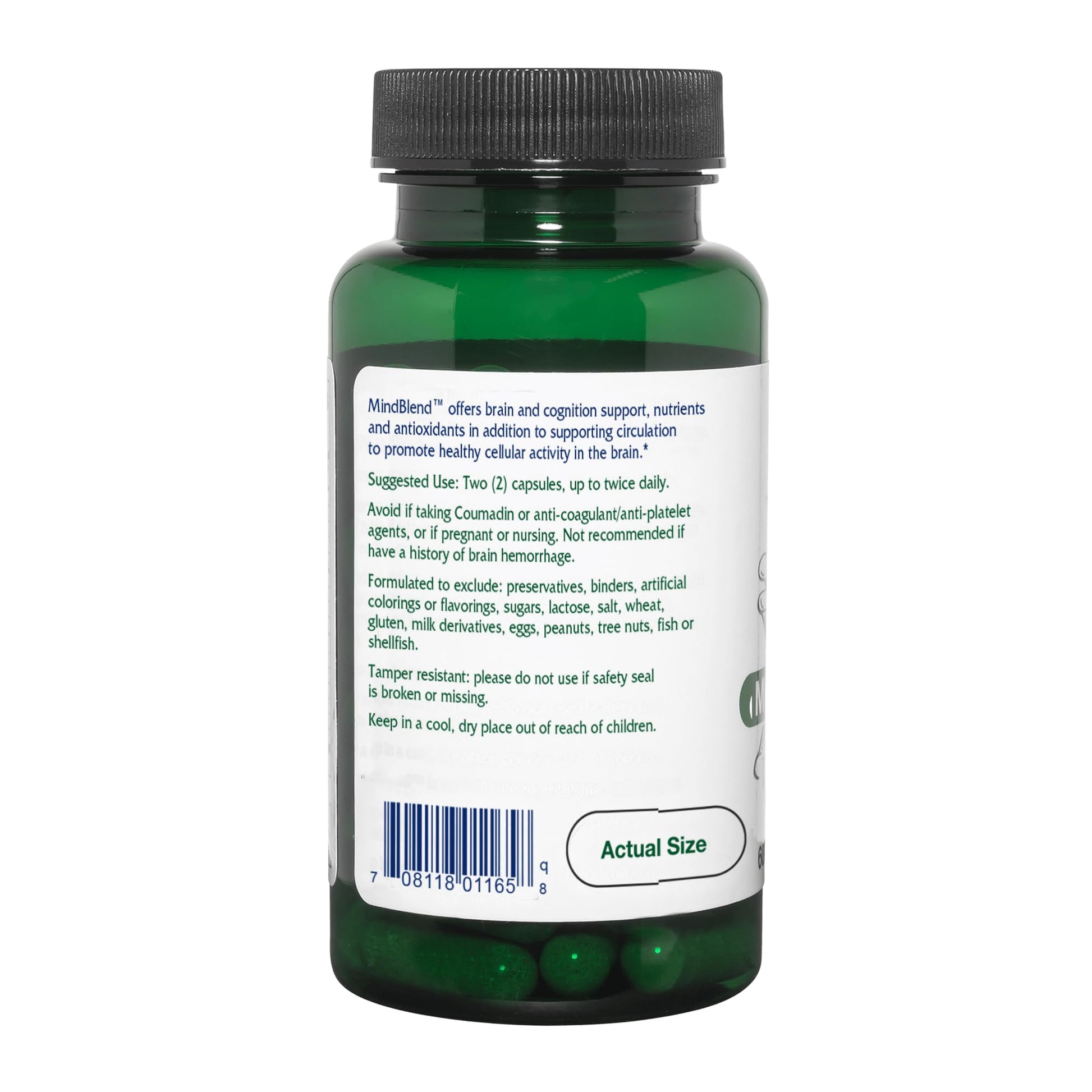 Vitanica MindBlend, Brain Support, Vegan, 60 Capsules - dailyvitalstore