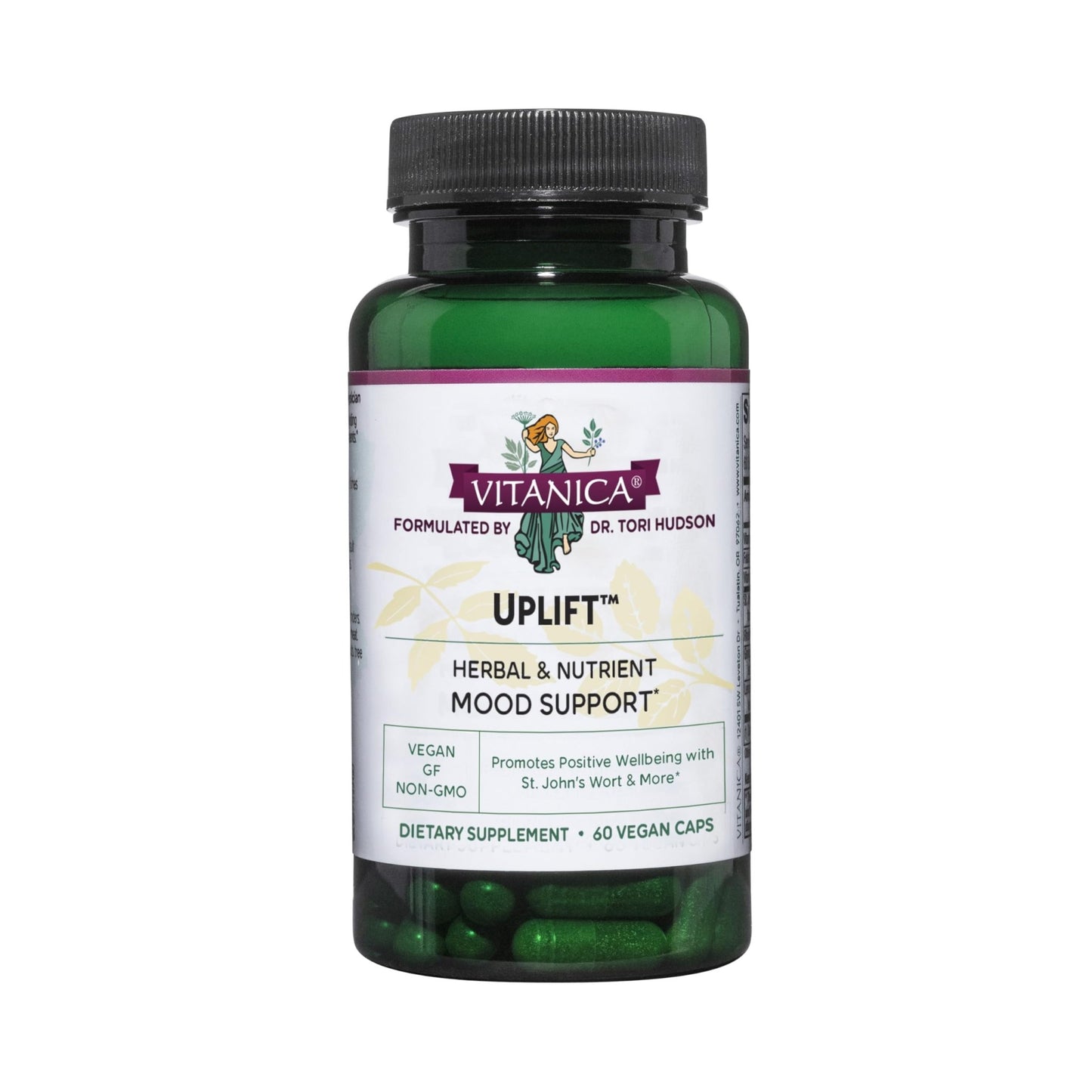 Vitanica Uplift, Mood and Emotional Support, Vegan, 60 Capsules - dailyvitalstore