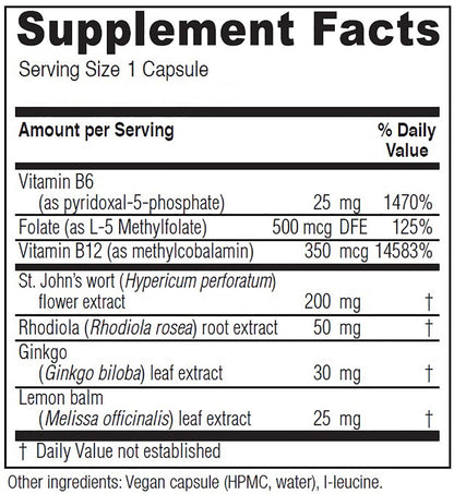 Vitanica Uplift, Mood and Emotional Support, Vegan, 60 Capsules - dailyvitalstore