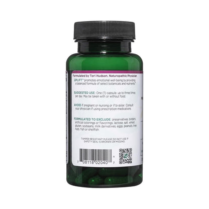 Vitanica Uplift, Mood and Emotional Support, Vegan, 60 Capsules - dailyvitalstore