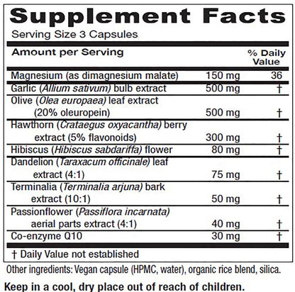 Vitanica VasoBlend - Heart Health Supplement with Folic Acid, Magnesium, CoQ10 & Terminalia Arjuna Bark - Heart Health Supplement - Consumer Line - 90 Vegan Caps - dailyvitalstore