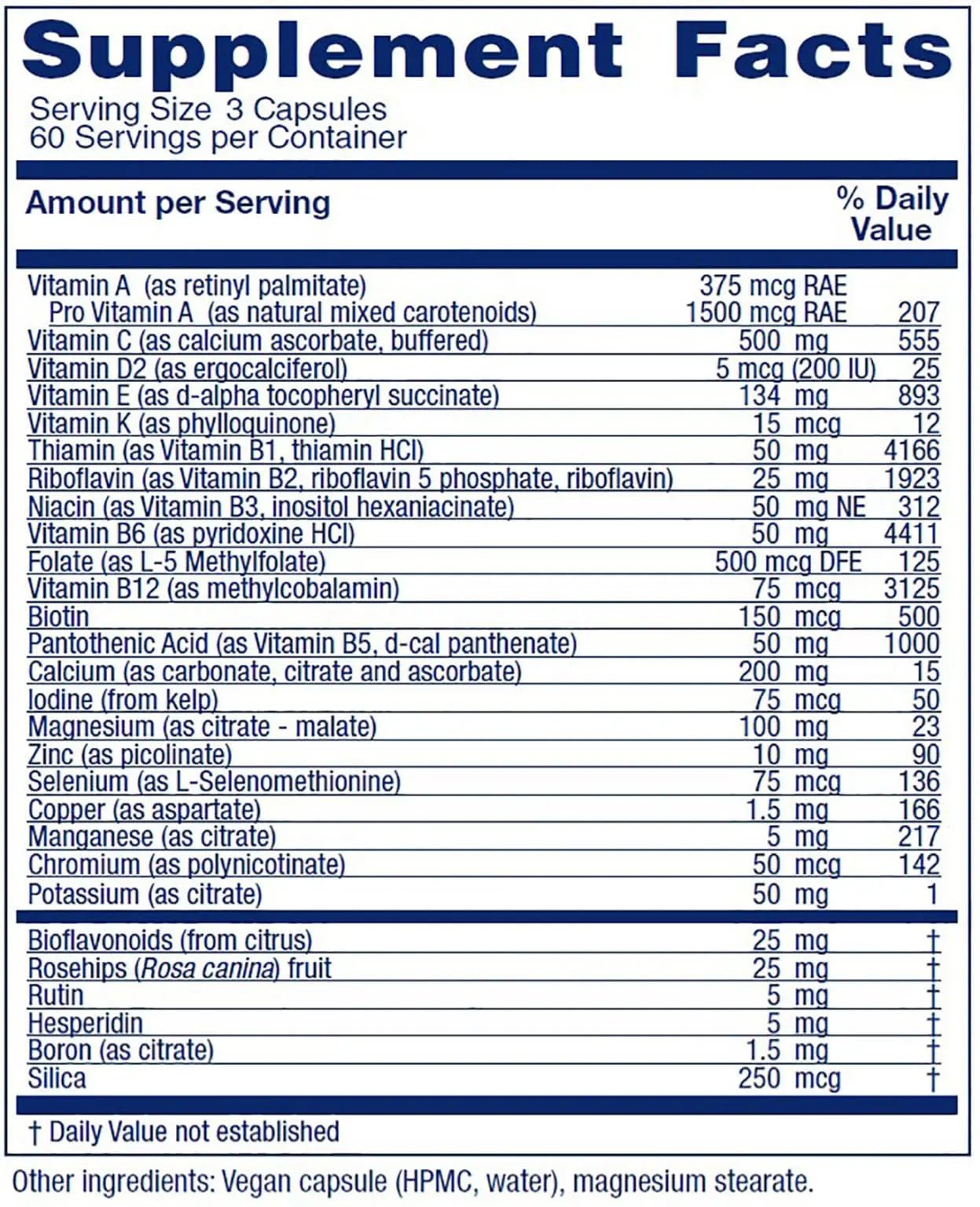 Vitanica Women's Symmetry, High Potency Daily Multivitamin, Vegan/Vegetarian, 180 Capsules - dailyvitalstore