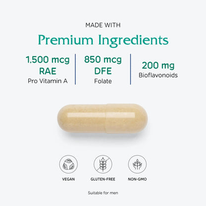 Vitanica Women's Symmetry, High Potency Daily Multivitamin, Vegan/Vegetarian, 180 Capsules - dailyvitalstore
