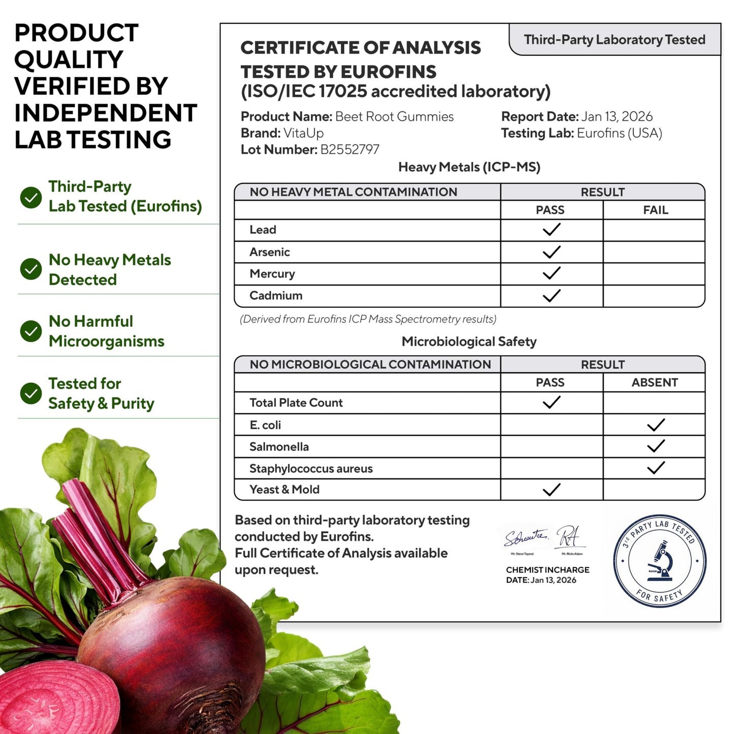 VitaUp Beet Root Gummies – Beetroot Gummies with CoQ10, Grape Seed, Vitamin C, B12 & B3 – Nitric Oxide Gummies for Circulation Support – Beet Supplement for Energy - dailyvitalstore