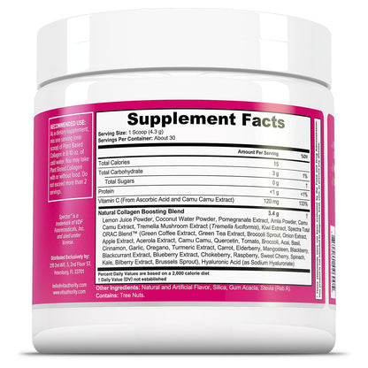 Vitauthority Vegan Collagen Powder for Women - Plant Based Collagen Supplement for Women with Proprietary Vegan Hair Skin and Nails Vitamins - dailyvitalstore