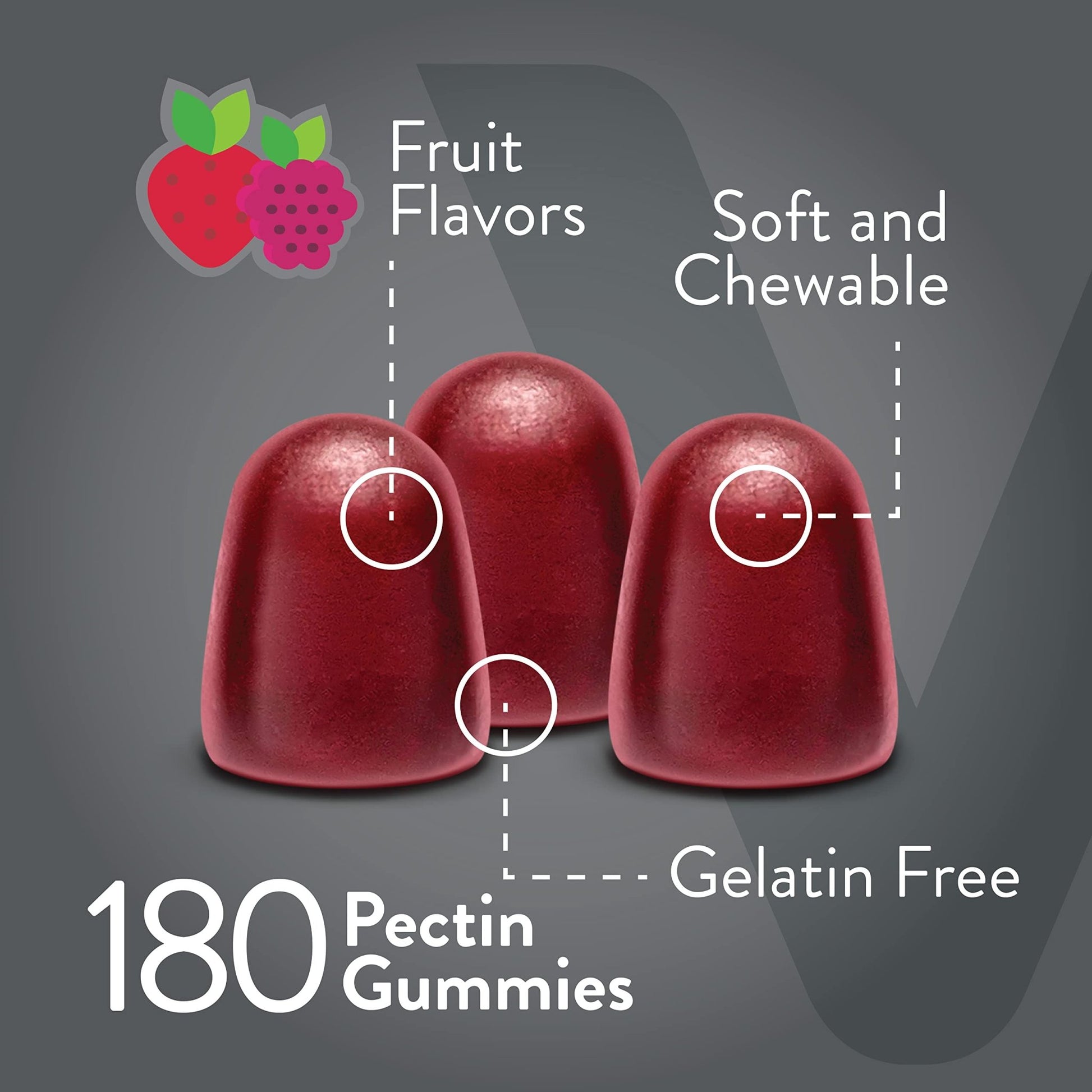 VITEEY Prebiotic Fiber Gummies for Adults, 7g - Gut Health & Digestive Soluble Fiber Supplement Gummies - Zero Sugar Added, Vegan, Gluten-Free - 180 Count - dailyvitalstore