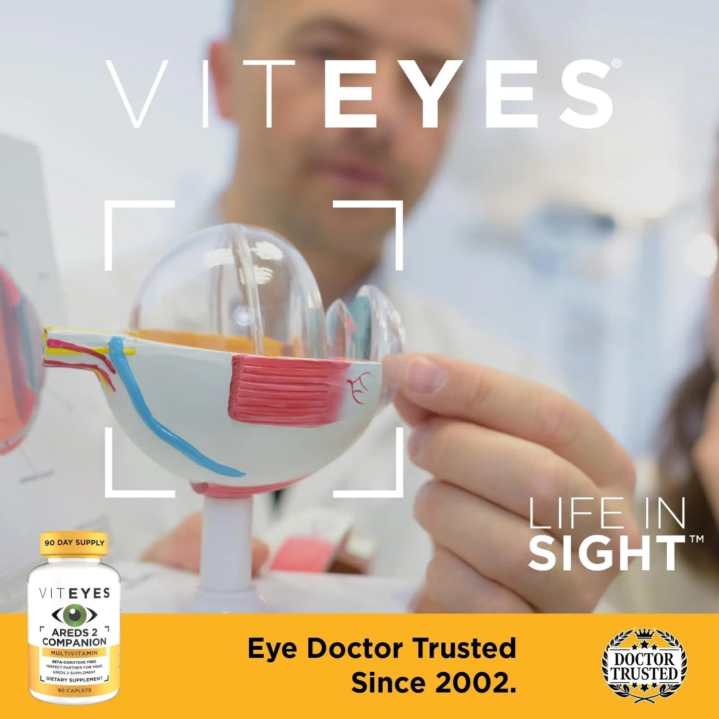 Viteyes Classic AREDS 2 Companion Beta-Carotene Free Multivitamin Supplement, Comprehensive Multivitamin Formula - dailyvitalstore