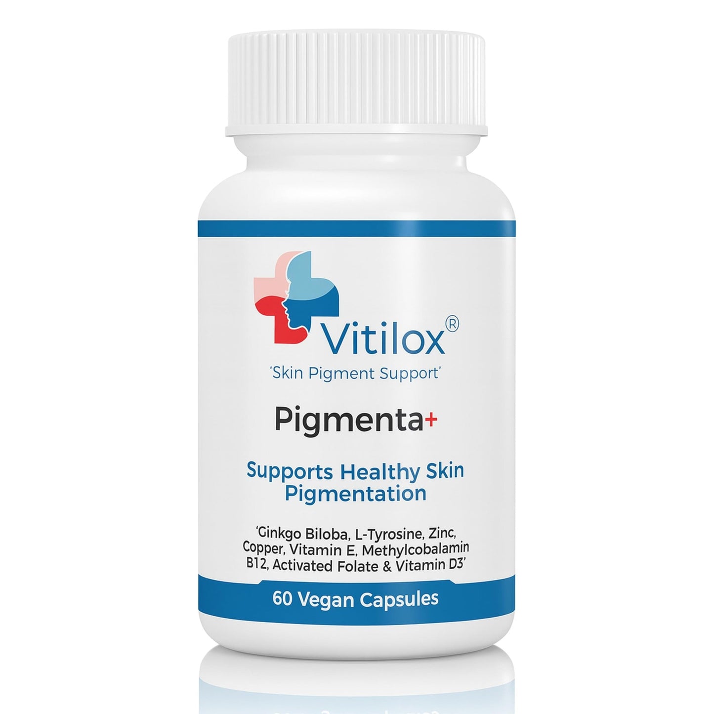 Vitilox Pigmenta+ Advanced, Skin Tone Support Supplement – 60 Tablets | 2 Months | Natural Vitiligo Skin Pigmentation Support | Reduce White Body Spots - dailyvitalstore