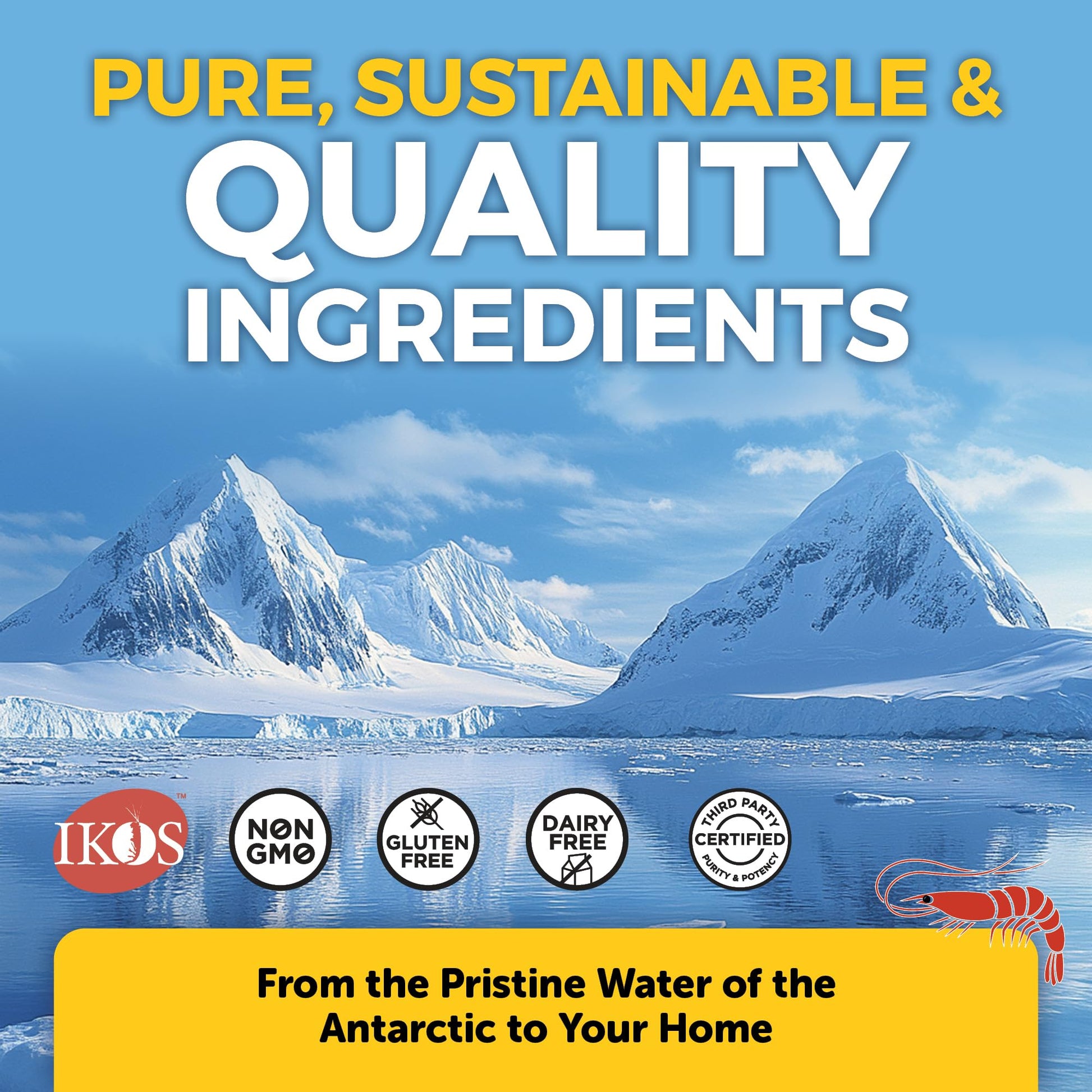 Viva Naturals Antarctic Krill Oil Omega 3 Supplements 1250 mg - DHA EPA Omega-3 & Astaxanthin Concentration for Joint Health, - dailyvitalstore