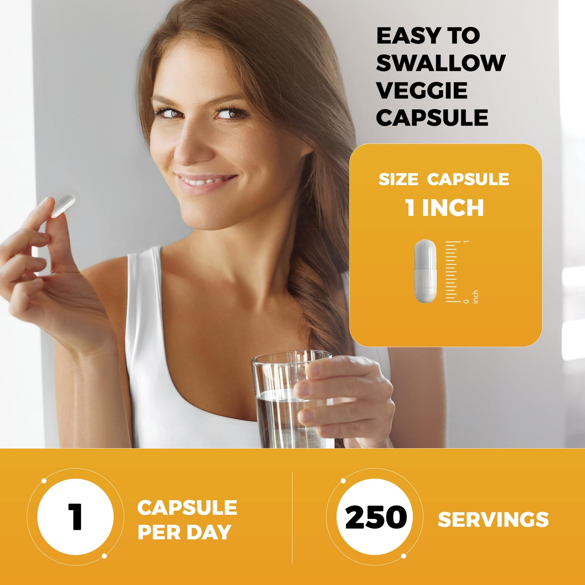 Viva Naturals Vitamin C and Zinc Supplement (250 Capsules) - 1000 mg Vitamin C with Zinc 20 mg Antioxidant Supplements for Immune Support, Vitamin Supplement for Adults - dailyvitalstore